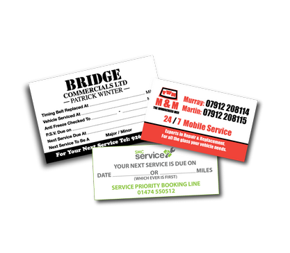 CAR SERVICE LABELS 